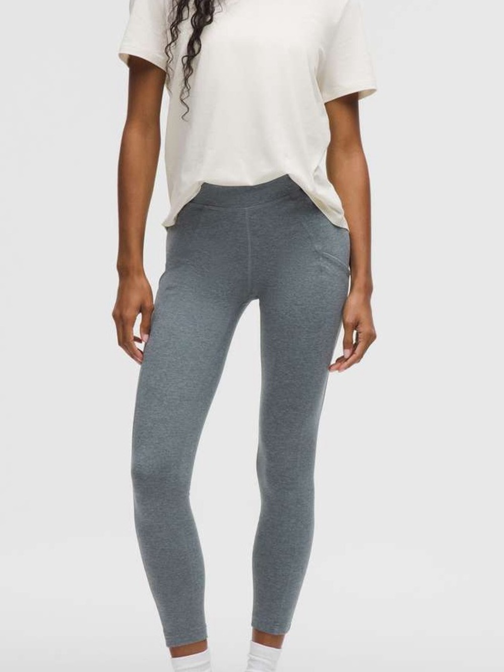 Lululemon Grey Long Leggings Size 4